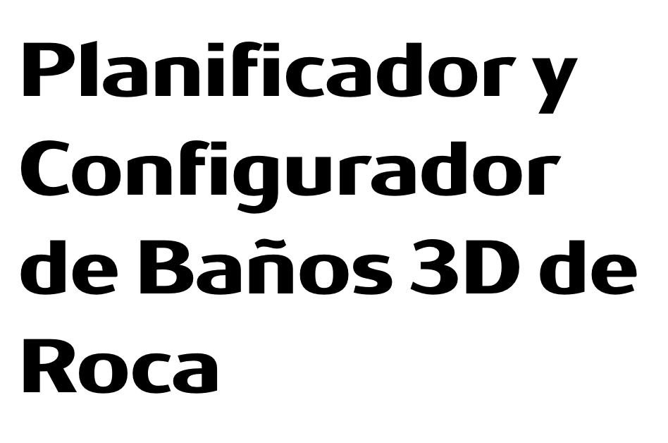 Configurador de Baños 3D de Roca